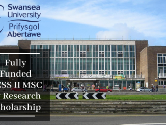 Fully Funded KESS II MSc (Research Scholarship) at Swansea University