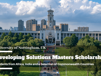 Developing Solutions Masters Scholarships