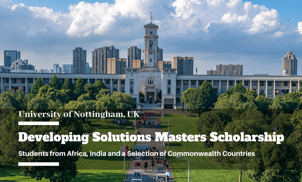 Developing Solutions Masters Scholarships
